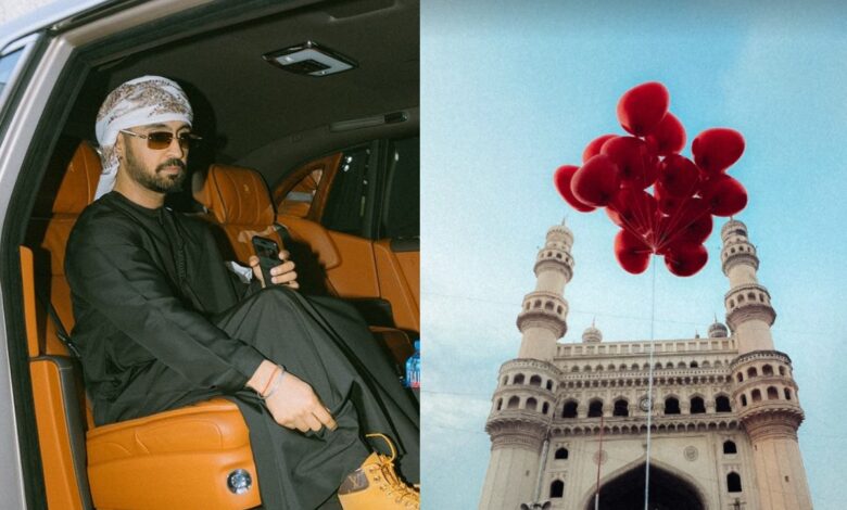 Before leaving Hyderabad, Diljit Dosanjh visits Charminar again