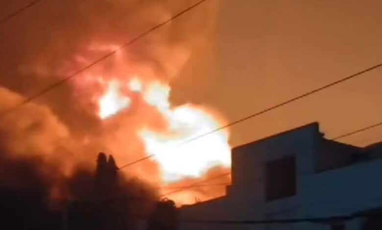A major fire accident happened at a plastic bag-making unit in Jeedimetla Industrial Area on Tuesday, November 26.