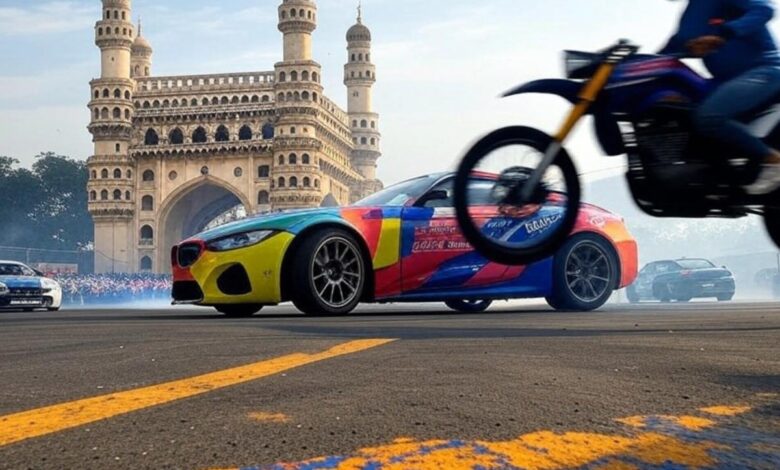 Supercars and bikes stunt show in Hyderabad: Date, tickets