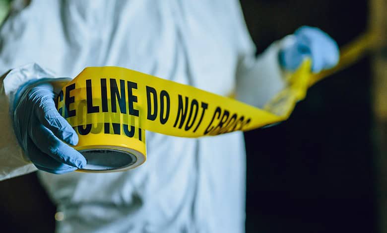 Representational Image of crime scene