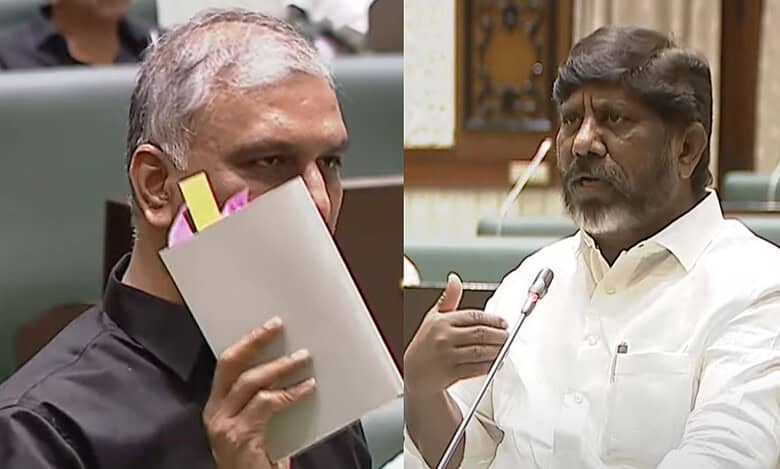 War of numbers between Harish Rao and Bhatti Vikramarka in the assembly on the debts taken during BRS and Congress governments.
