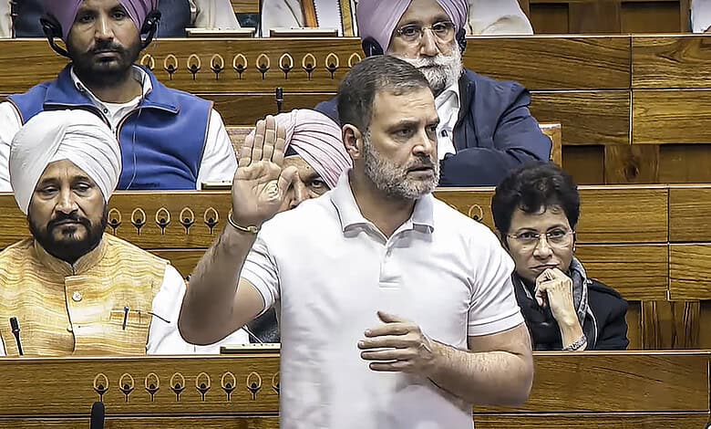LoP Rahul Gandhi in Parliament: 70 lakh voters added in Maha polls; 7000 in a single address