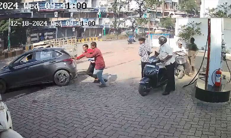 Petrol pump worker dragged over payment dispute in Hyderabad