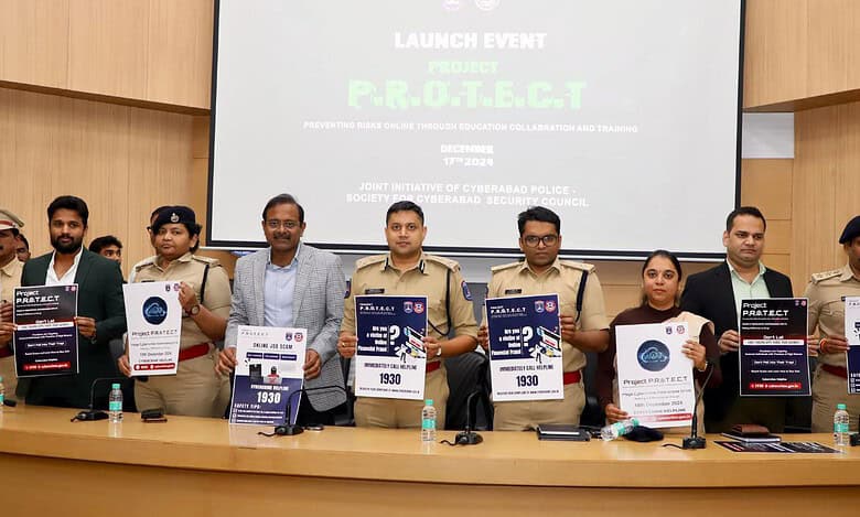The Cyberabad Police, in collaboration with the Society for Cyberabad Security Council (SCSC) to hold a "Cybercrime Mega Awareness Drive," across Cyberabad on Wednesday, December 18.