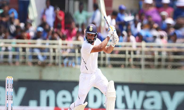 Rohit Sharma batting in the series against Australia