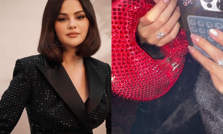 Selena Gomez cozies up with Benny Blanco, flaunts engagement ring