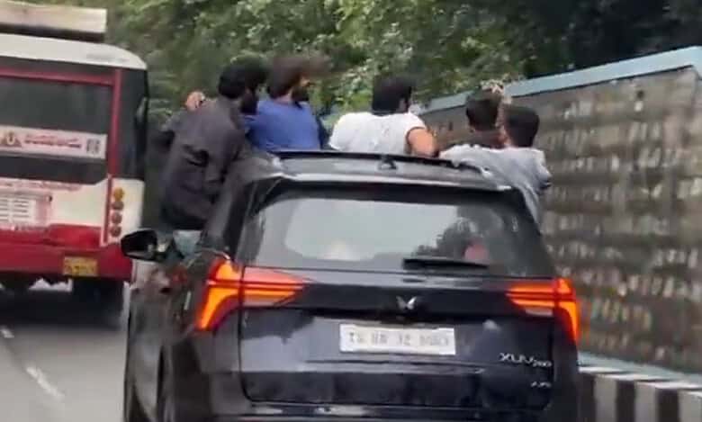 6 from Hyderabad held for reckless driving, dangerous stunts