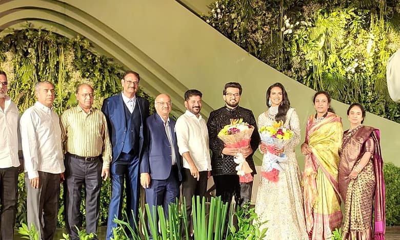 Telangana CM attended PV Sindhu
