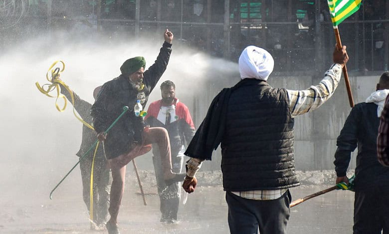 'Delhi Chalo' march: Tear gas, water cannon used against farmers