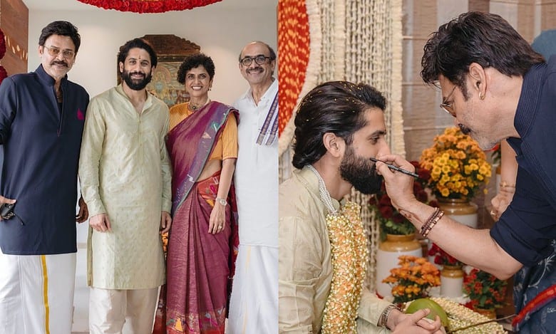 Venkatesh Daggubati shares heartwarming pictures from Naga Chaitanya, Sobhita Dhulipala’s wedding