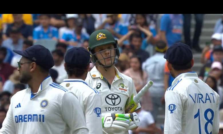 Virat Kohli, Sam Konstas involved in mid-pitch altercation