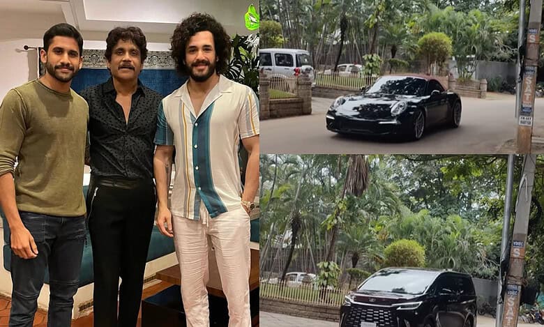 Video: Akkinenis arrive in Porsche, Lexus at Chay's wedding venue
