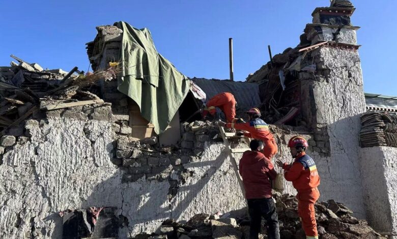 Earthquake in Tibet