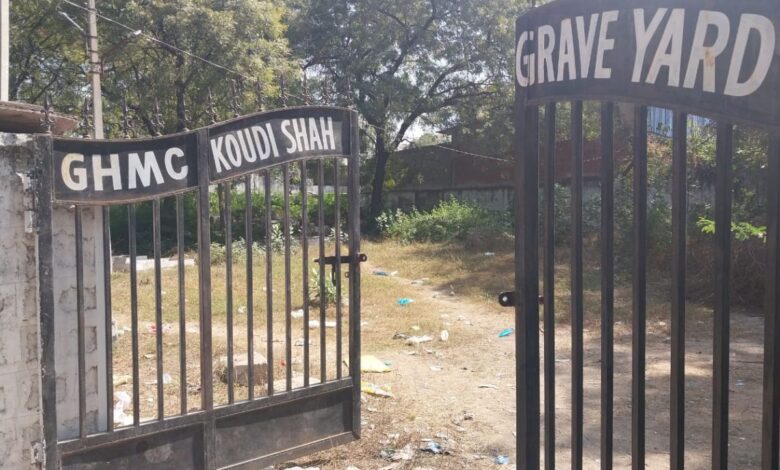 Graveyard located at Aliabad in Hyderabad Old City