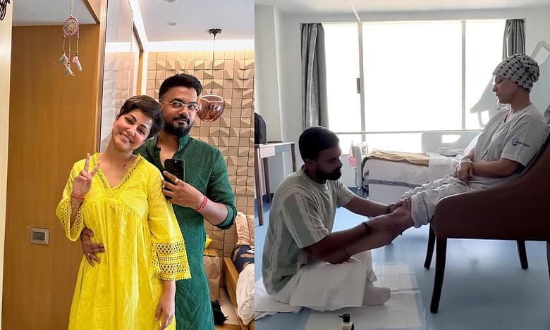 Hina Khan shares emotional note for Rocky amid cancer treatment