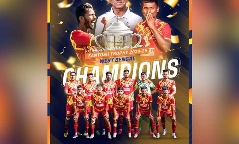 Santosh Trophy: West Bengal sets record, wins 33rd title defeating Kerala