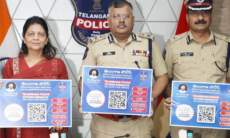Telangana police adds QR code feature to Citizens Feedback Centre.