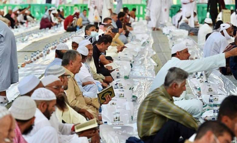 Iftar meal in Makkah