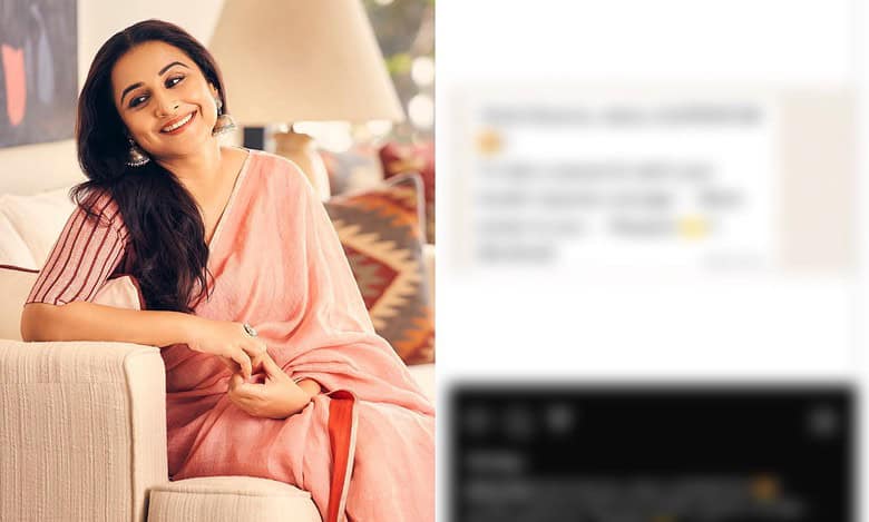Social media trolls Vidya Balan over deleted Instagram post