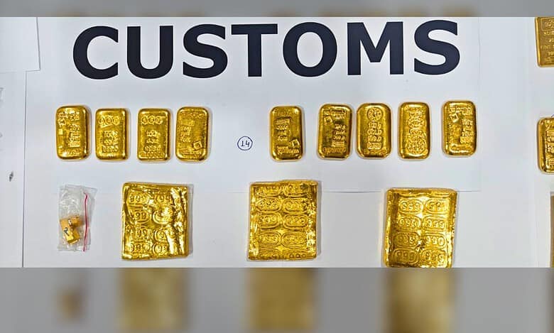 Vijayawada Customs seizes Smuggled gold in Andhra Pradesh