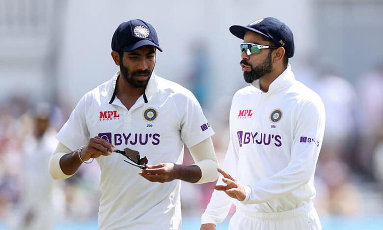 Virat Kohli and Jasprit Bumrah
