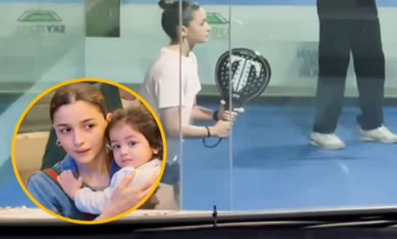 Alia Bhatt plays pickleball as she balances motherhood and work