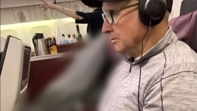 Couple forced to sit next to dead passenger on Qatar Airways flight