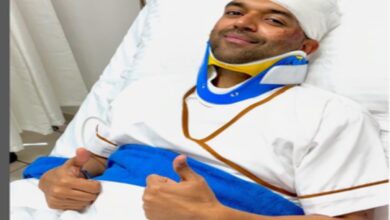 Guru Randhawa gets injured during his very first stunt sequence, shares picture from hospital