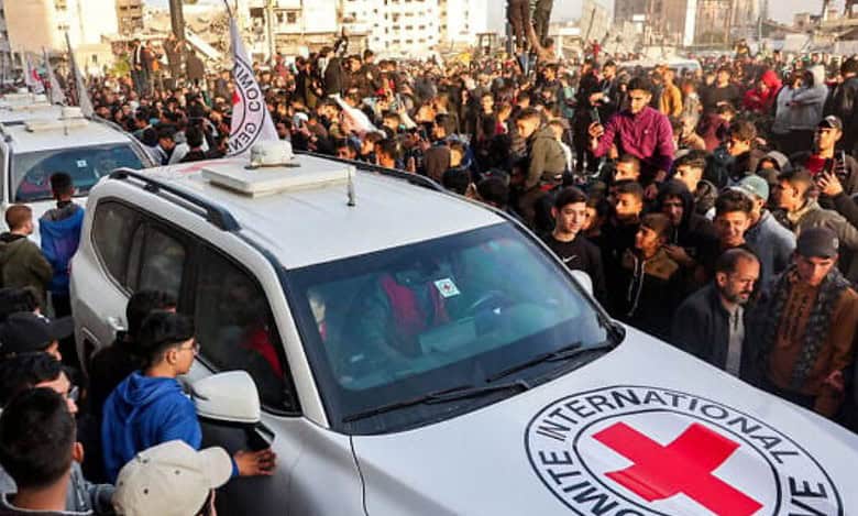 Hamas hands over to Red Cross 4 dead hostages from Gaza