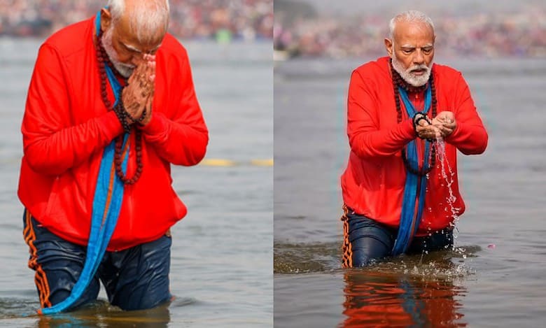 PM modi at Mahakumbh