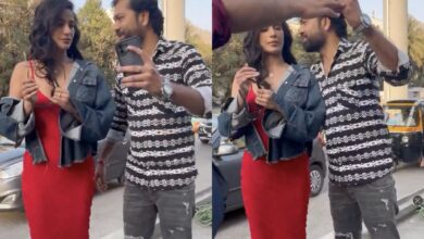 Poonam Pandey stops a fan who tries to kiss her, internet reacts