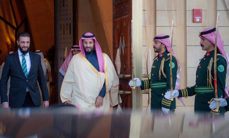 Saudi Crown Prince, Syria's interim President discuss diplomatic ties