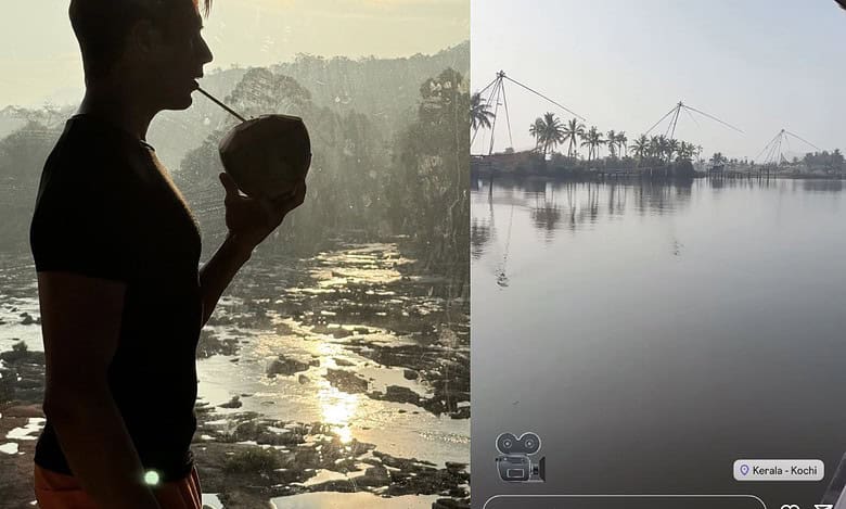 Sidharth Malhotra enjoys serene beauty of Kochi backwaters