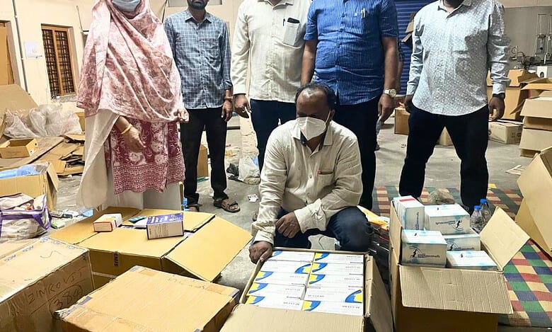 Telangana DCA seizes illegally stocked drugs worth Rs 6.70 lakh