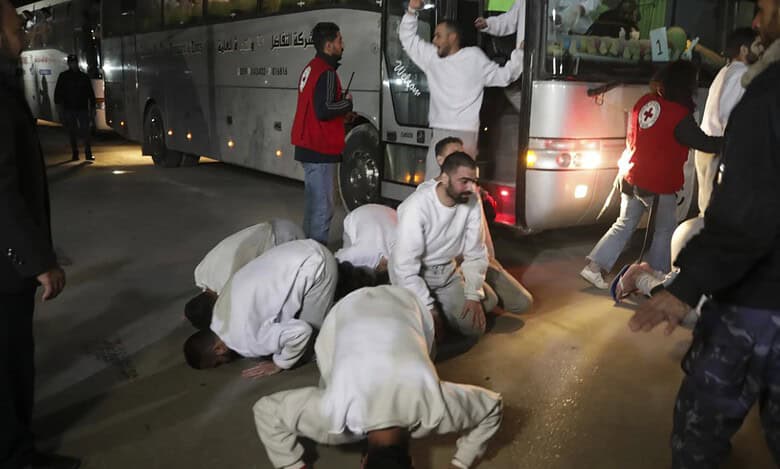 Freed Palestinian prisoners