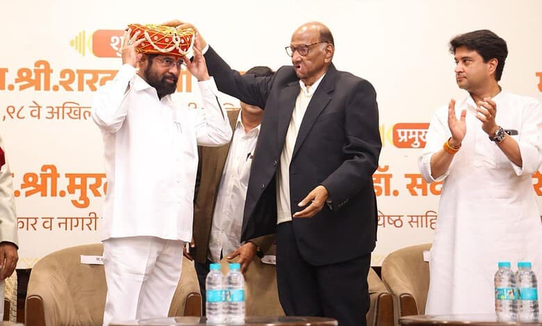 'Political dalali': Maharashtra Shiv Sena (UT) fumes as Pawar felicitates Dy CM Shinde