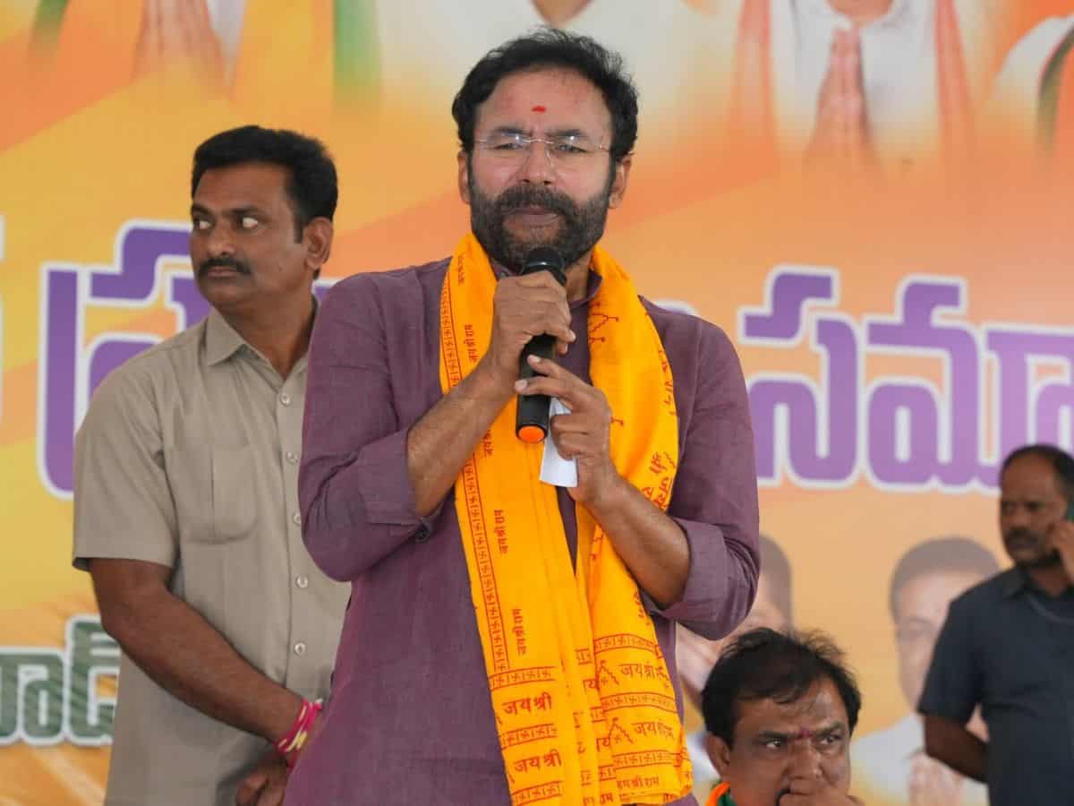 Kishan Reddy dares Revanth to prove his claim on stalling Telangana projects