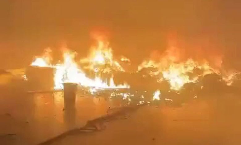 Major fire breaks out at Hyderabad’s Devan Devdi market