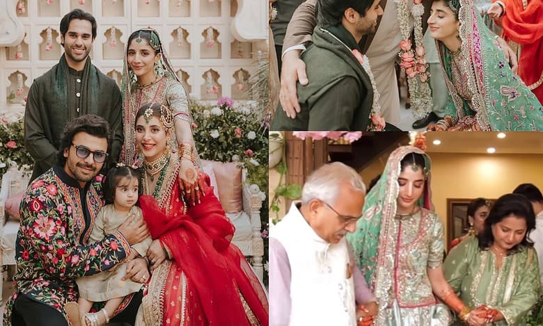 15 Pictures, videos from Mawra Hocane, Ameer Gilani' wedding