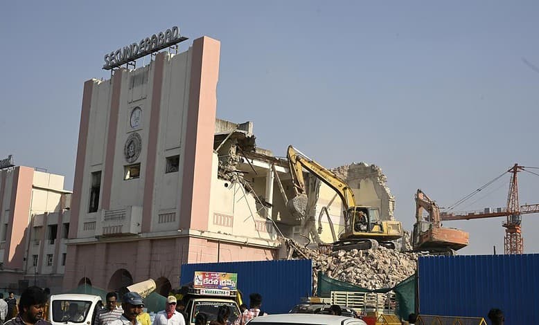 Hyderabad: Secunderabad station’s heritage building razed down