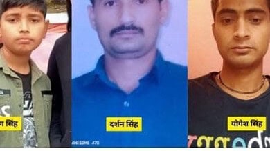 Varun Singh, 15 of Dehota, his uncle Yogesh Singh, 32, and maternal uncle Darshan Singh, 40