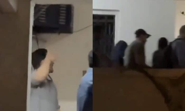 Viral video: Aamir Khan signals SRK to cover his face from paps