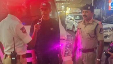 Ambulance driver caught drunk driving at Panjagutta