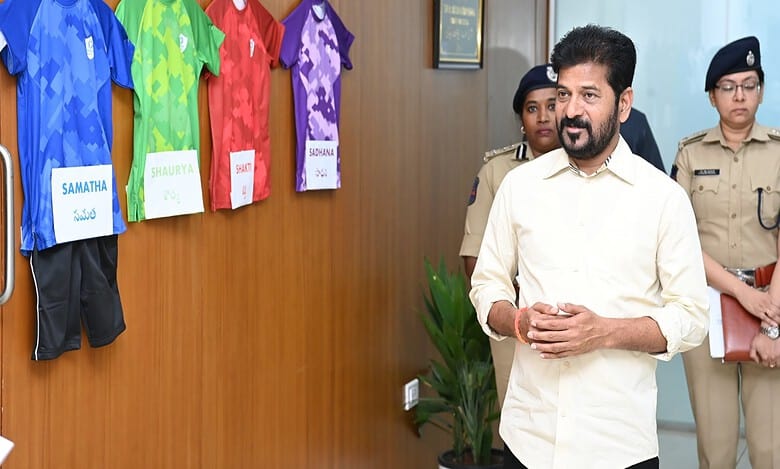 Telangana CM launches Young India police school brochure