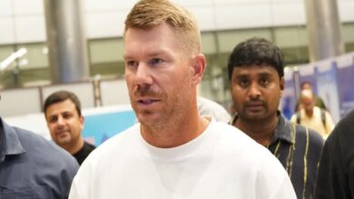 David Warner lands in Hyderabad ahead of 'Robinhood' trailer launch