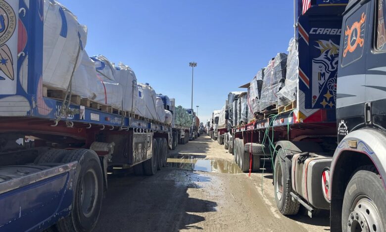 UN: 63,000 tonnes of food await lifting of Gaza aid blockade