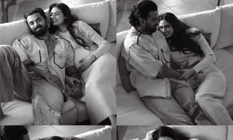 Athiya Shetty flaunts baby bump in maternity shoot with hubby KL Rahul