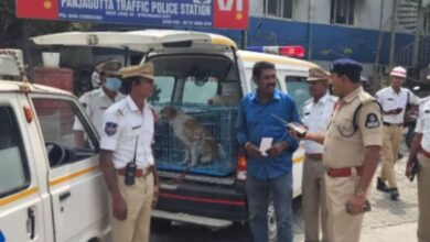 Man booked for using ambulance with sirens to transport dog in Panjagutta