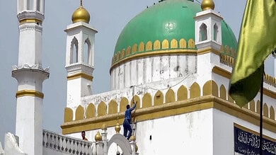 Whitewashing of Shahi Jama Masjid in Sambhal