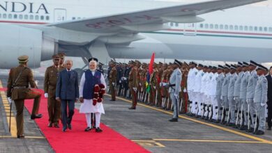 PM Modi arrives in Mauritius